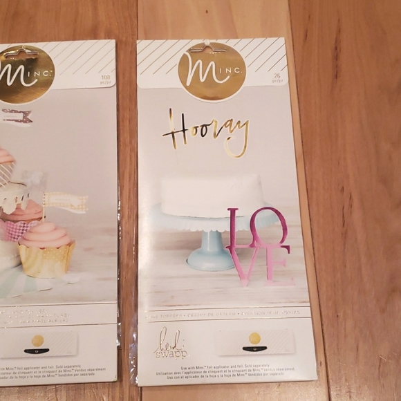 Heidi Swapp Minc Two Cupcake Wraps and Toppers - Picture 4 of 6